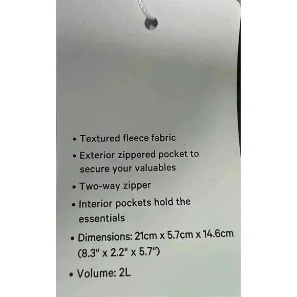 Lululemon Large Belt Bag White/Gold Fleece Unis everywhere belt bag plush fleece - Picture 11 of 11